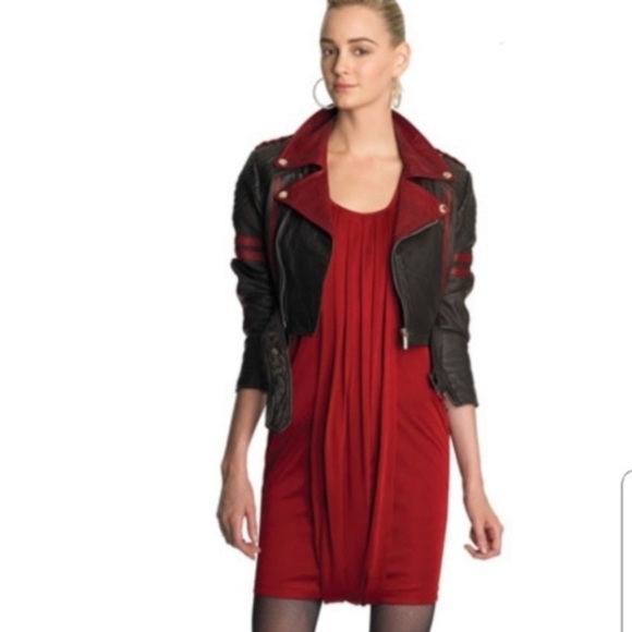 Jean Paul Gautier for Target collab red draping dress size small - Picture 3 of 9